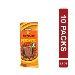 Mr Beast Bar Deez Nutz Chocolate 10 x (2.1oz/60g)