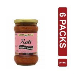 Lekker-Bekkie Sambal Roti Tomato 6 x (290ml)
