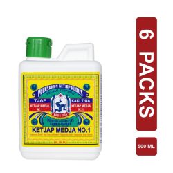 Ketjap Kaki Tiga Medja No.1 (6 x 0.5l/500ml)