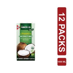 Aroy-D Coconut Milk Uht 19% Fat De 12 x (1ltr)