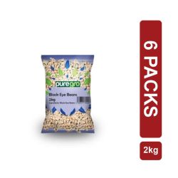 Puregro Black Eye Beans 6 x (2kg)