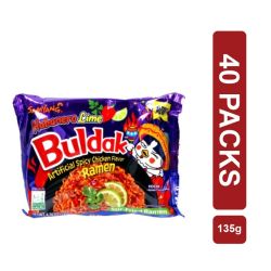 Samyang Buldak Hot Chicken Ramen Habanero Lime 40 x (135g)